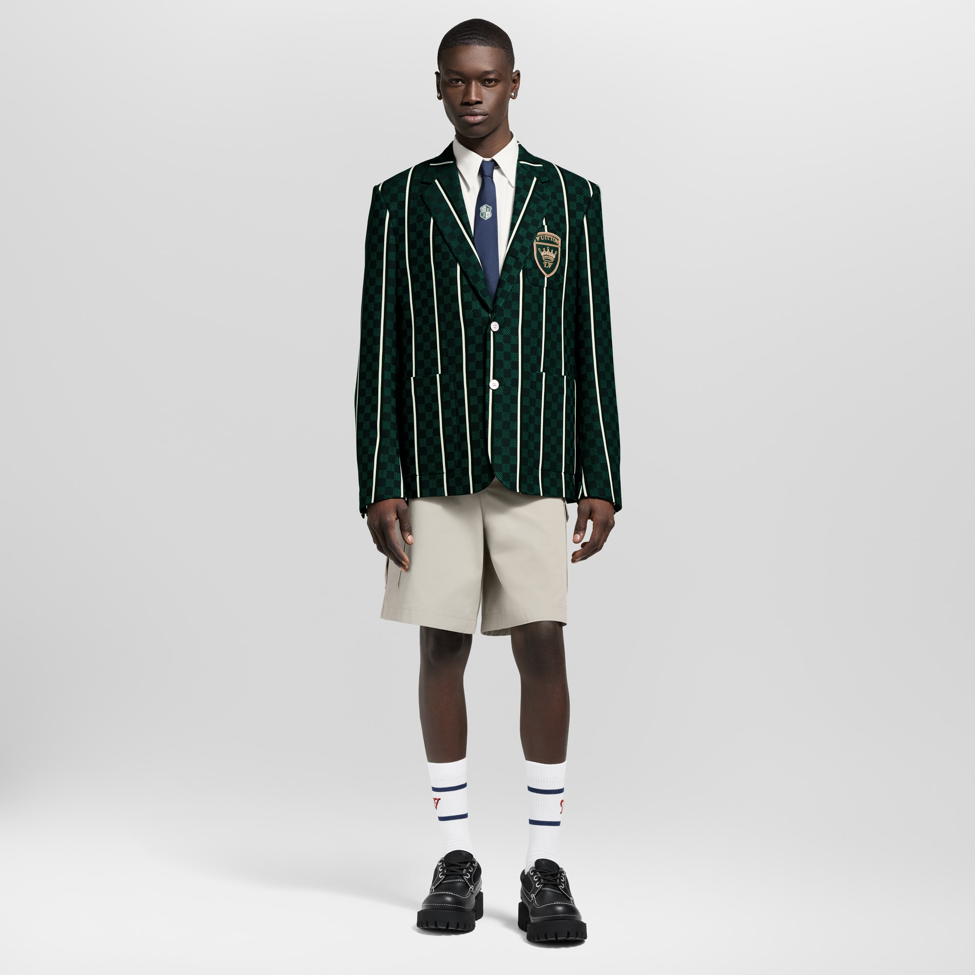 Graphic Tailored Single-Breasted City Jacket - Ready-to-Wear